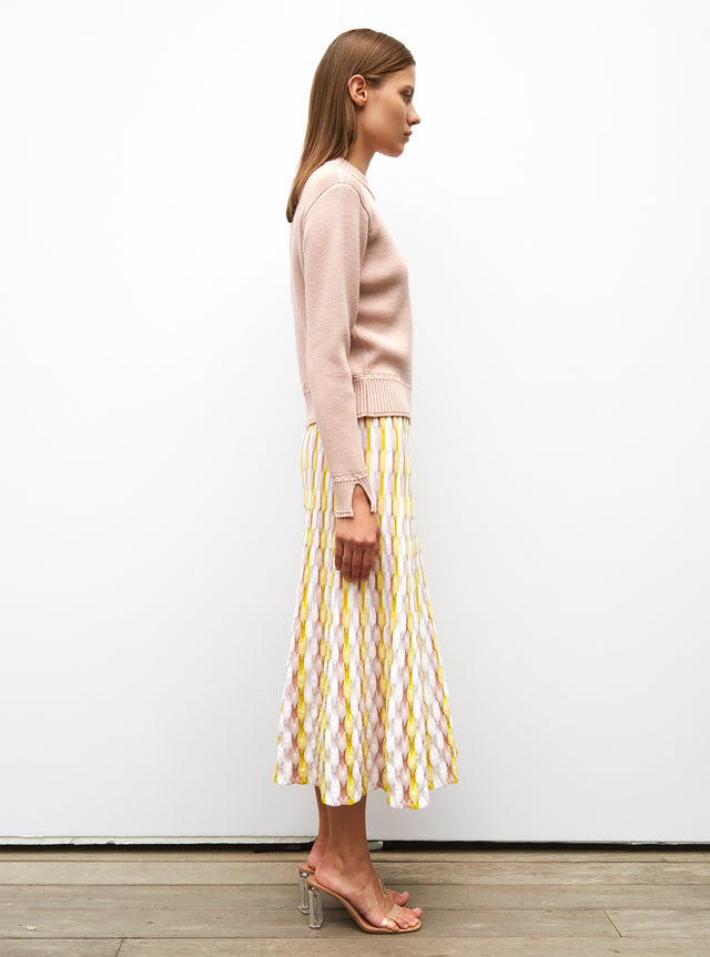 pull droit détails tressés - Image principale