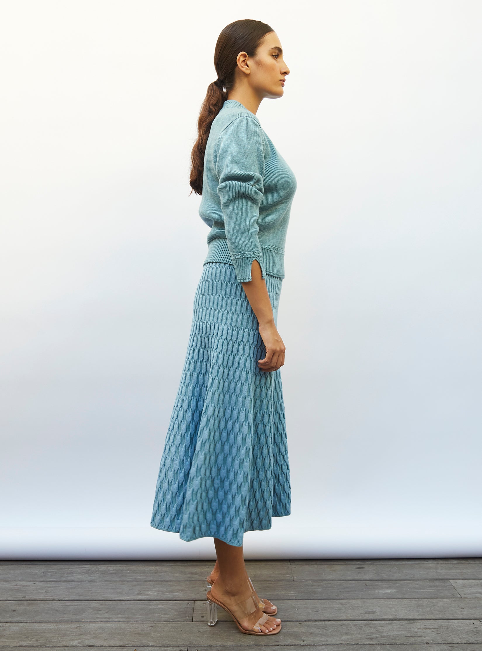 Pull en maille détails tressés - Vêtement de luxe femme