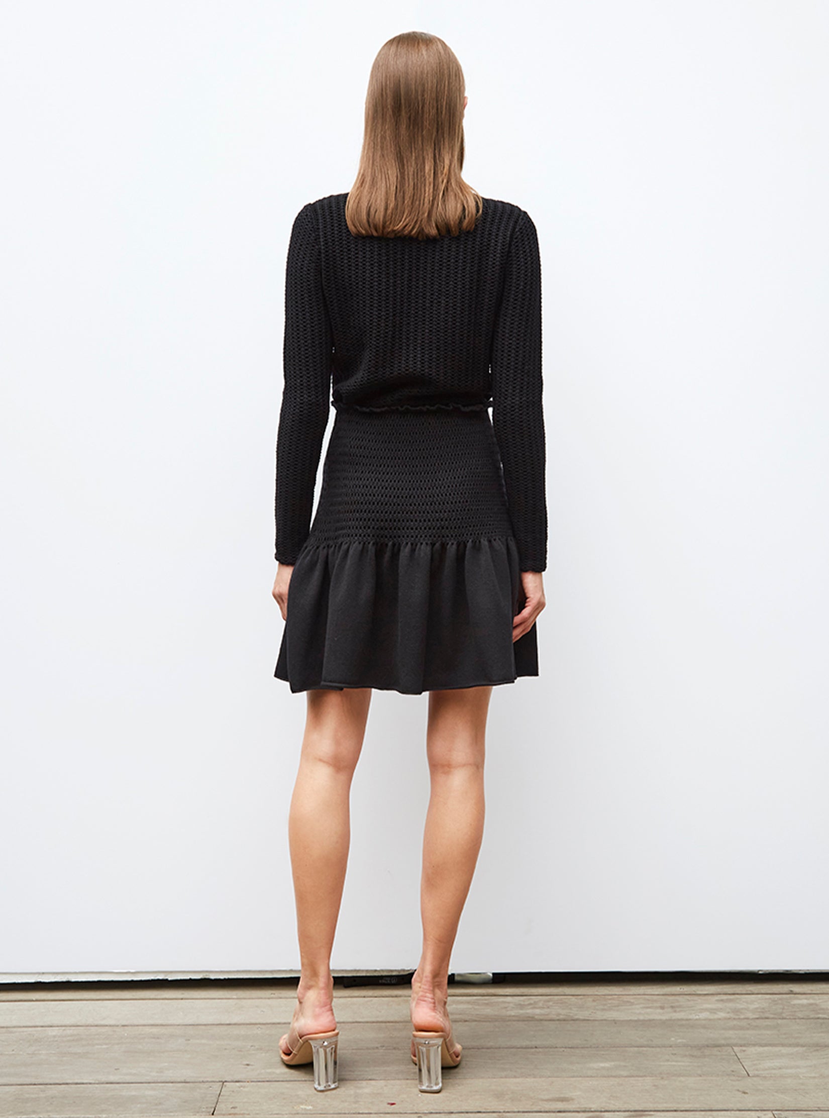 Top droit en maille smockée - Molli