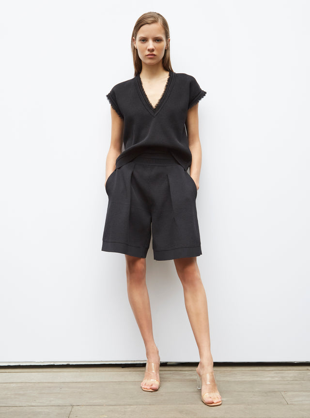 fringed knit top - Image principale