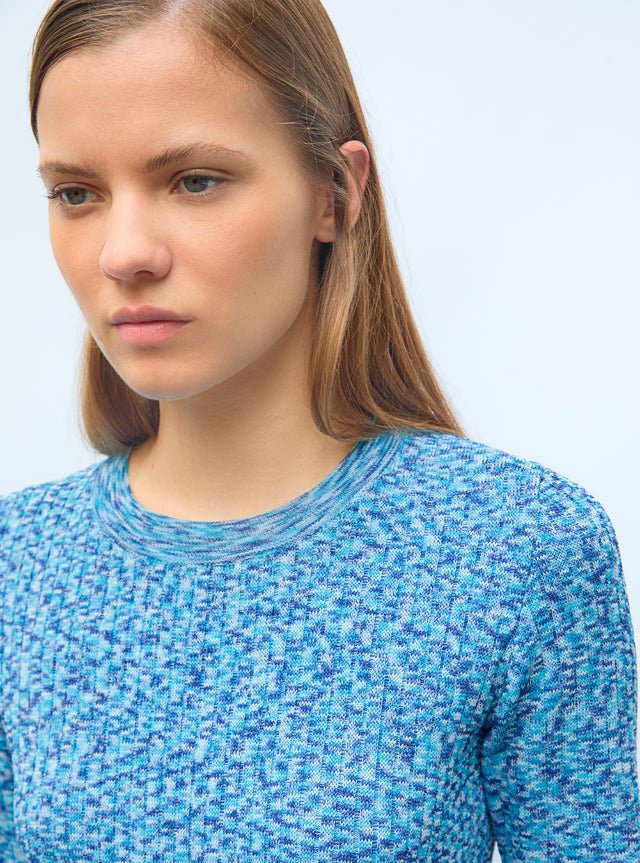 top maille côtes plates - Image principale