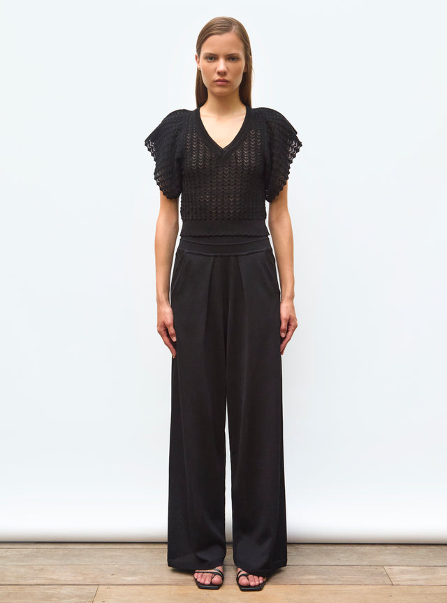 pantalon fluide maille légère - Image principale