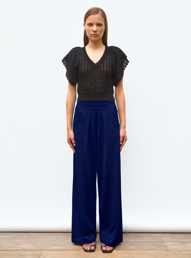 pantalon fluide maille légère - Image principale