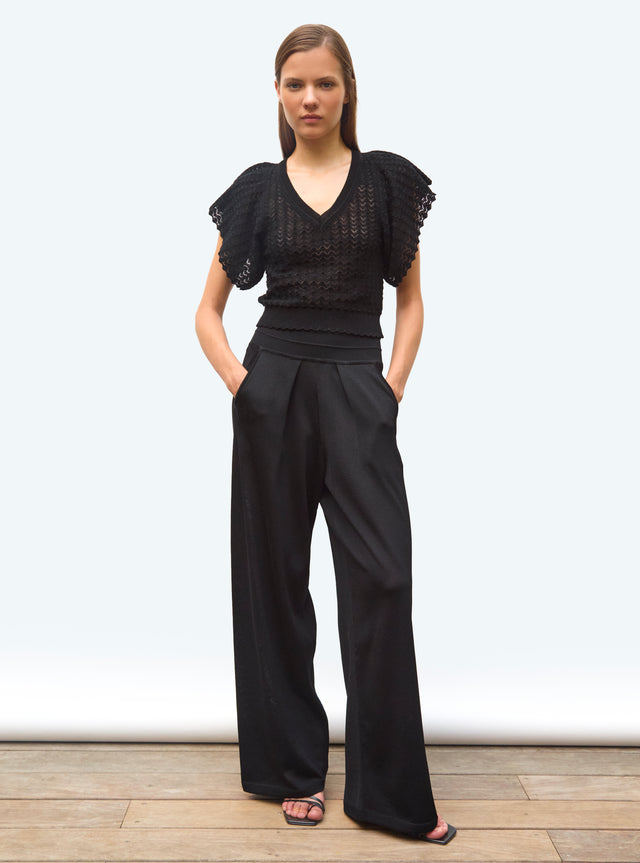 pantalon fluide maille légère - Image principale