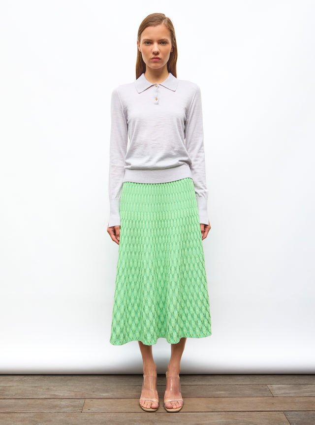 polo fin en jersey soyeux - Image principale