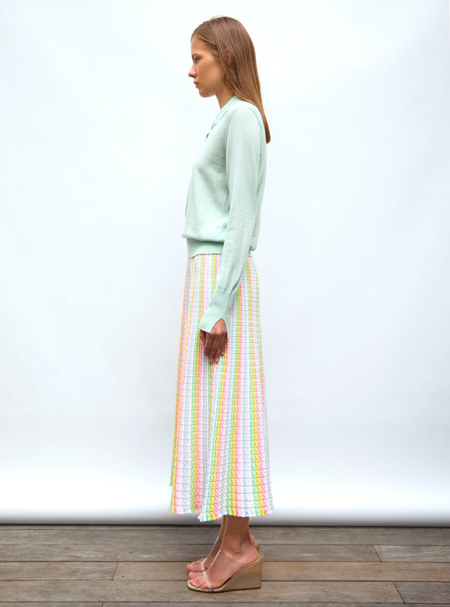 Polo fin en jersey soyeux - Image principale