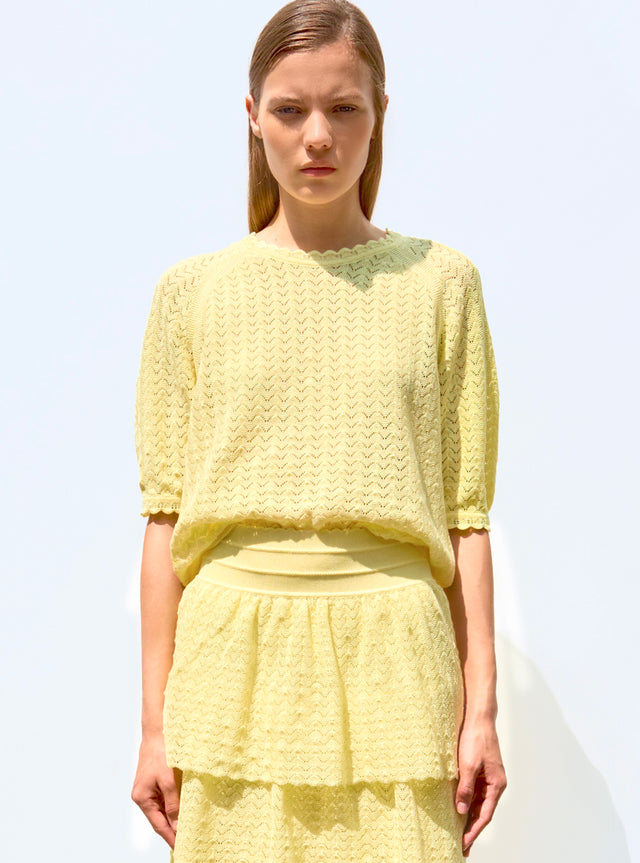 top maille pointelle - Image principale