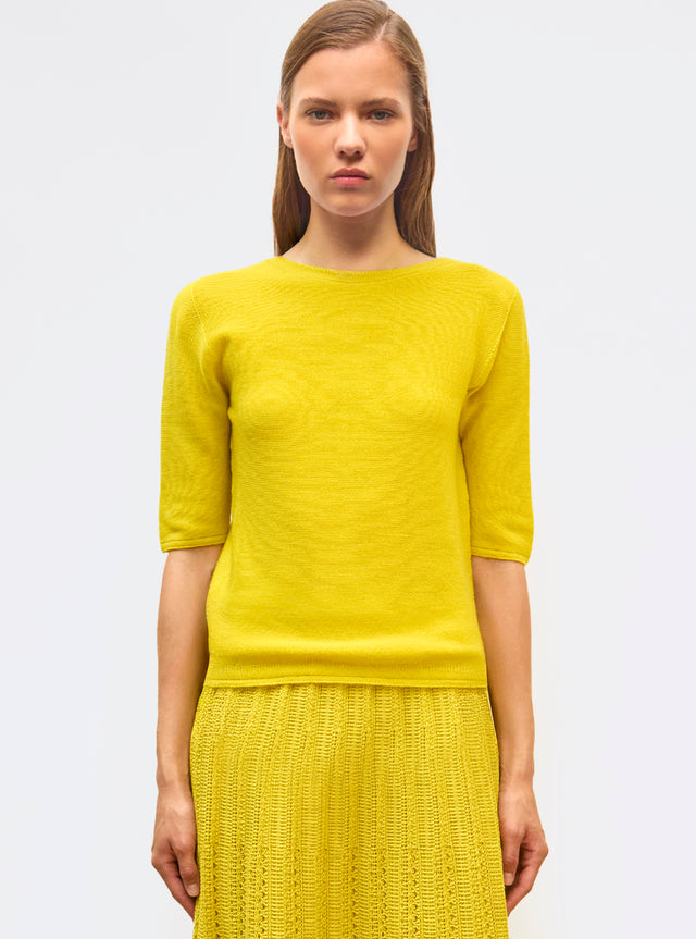 elbow-length sleeves top - Image principale