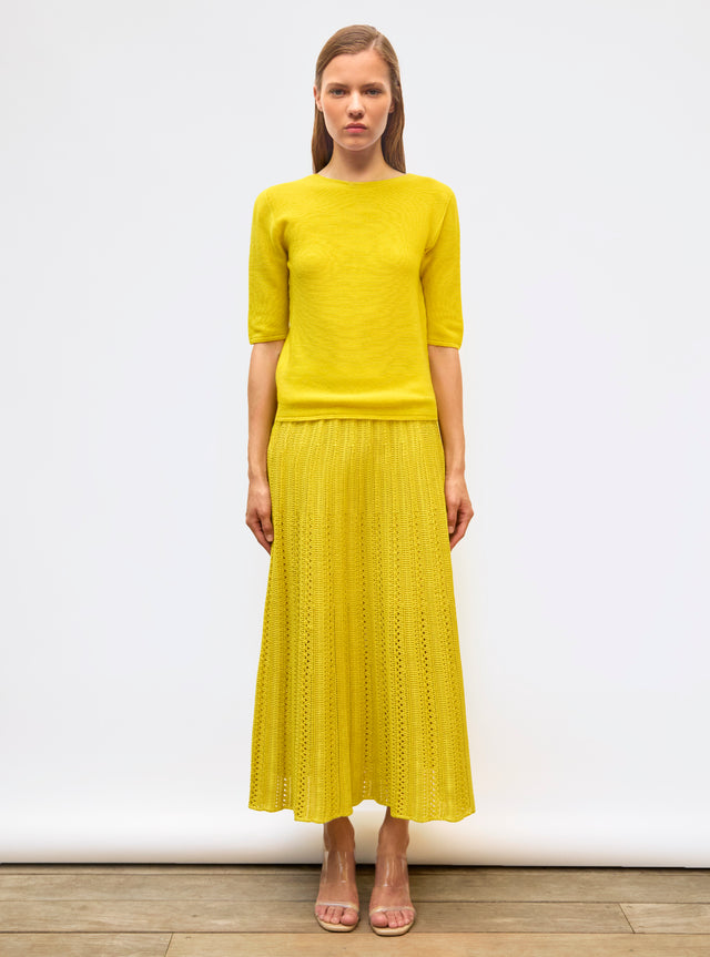 elbow-length sleeves top - Image principale