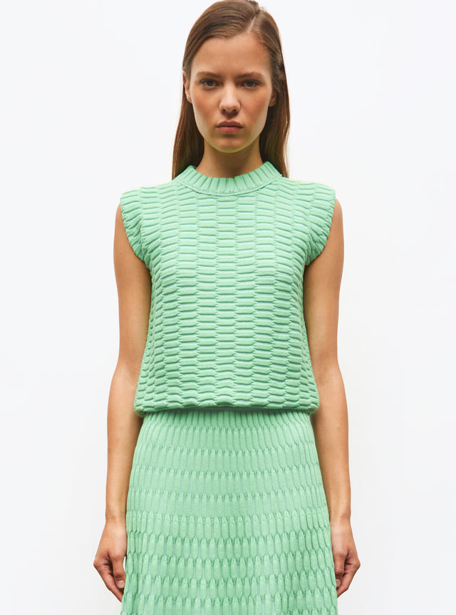 top maille zellige uni - Image principale