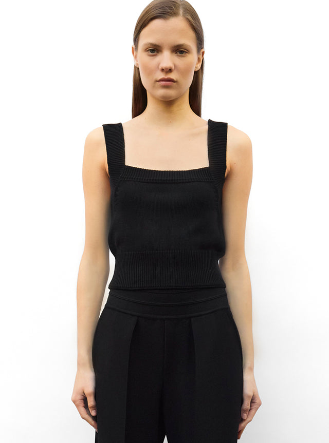 top with wide ribbed straps - Image principale