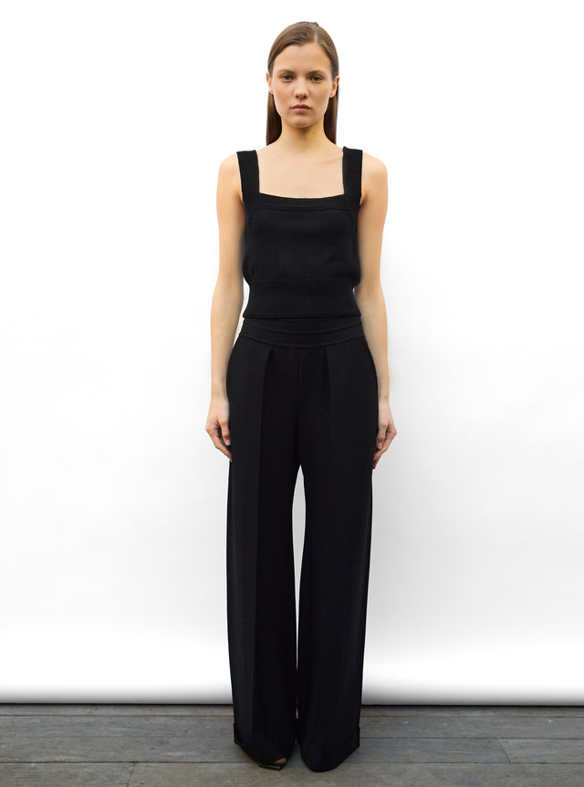 top with wide ribbed straps - Image principale