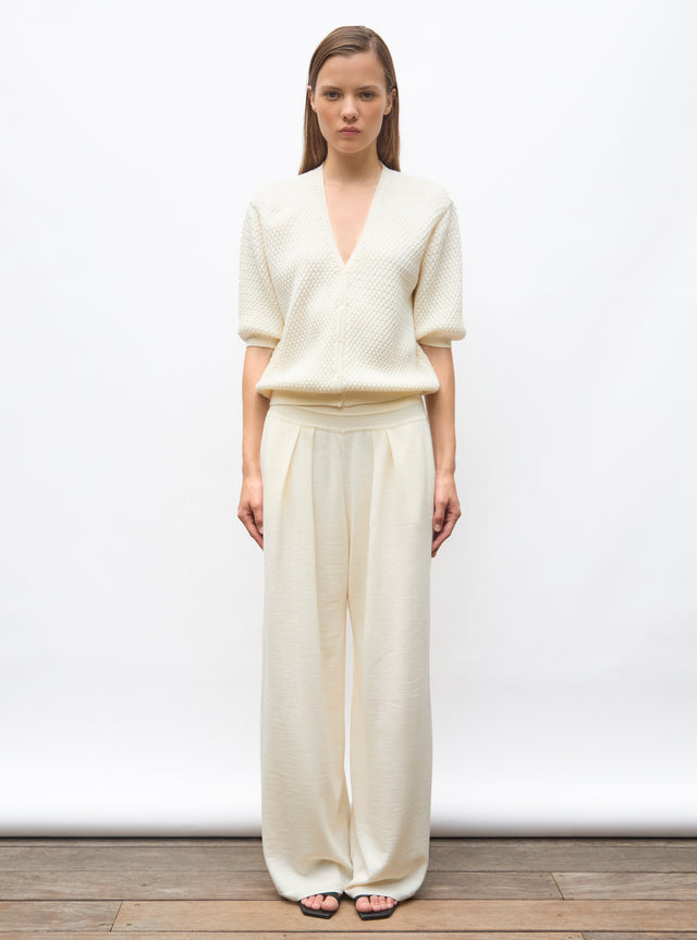 cardigan v maille cloquée - Image principale