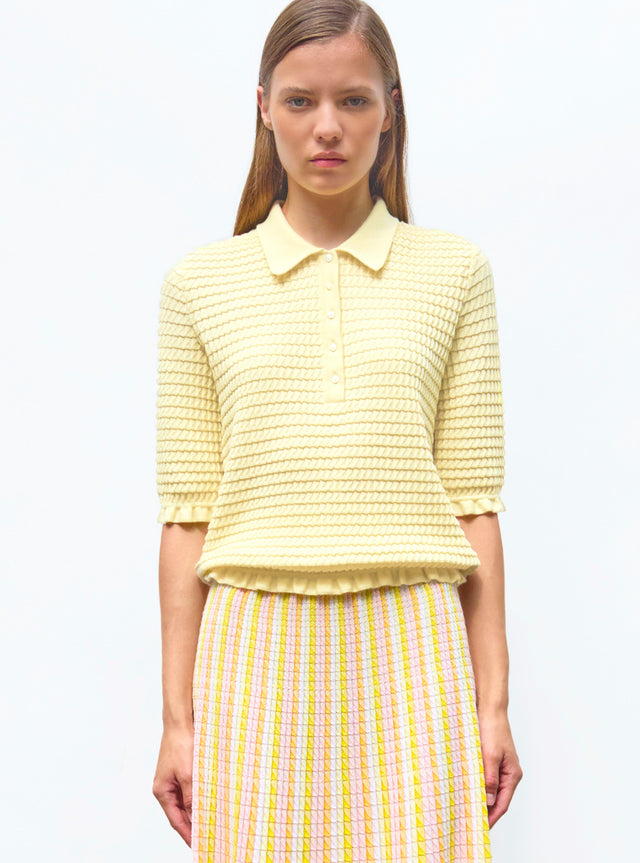 polo maille origami - Image principale