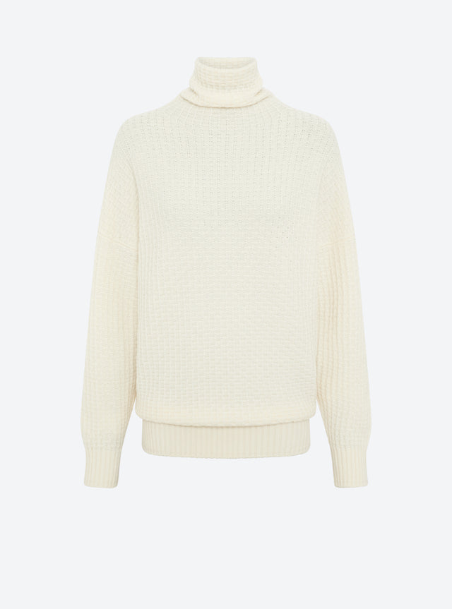 pull ample maille gaufrée - Image principale