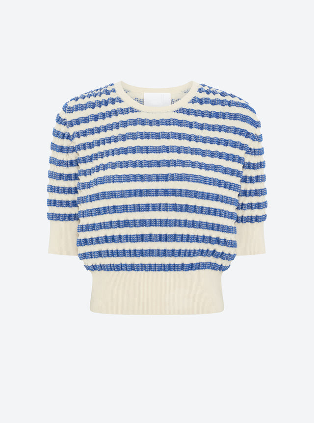 sailor sweater waffled knit - Image principale