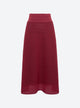 long pointelle knit skirt