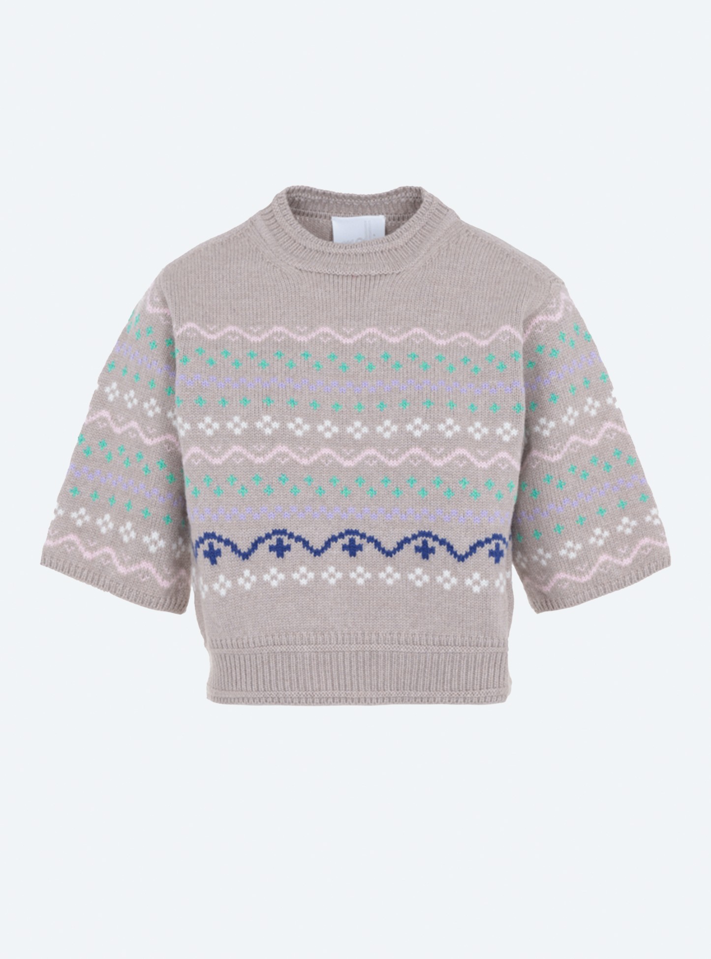 Top en maille jacquard confettis - Molli