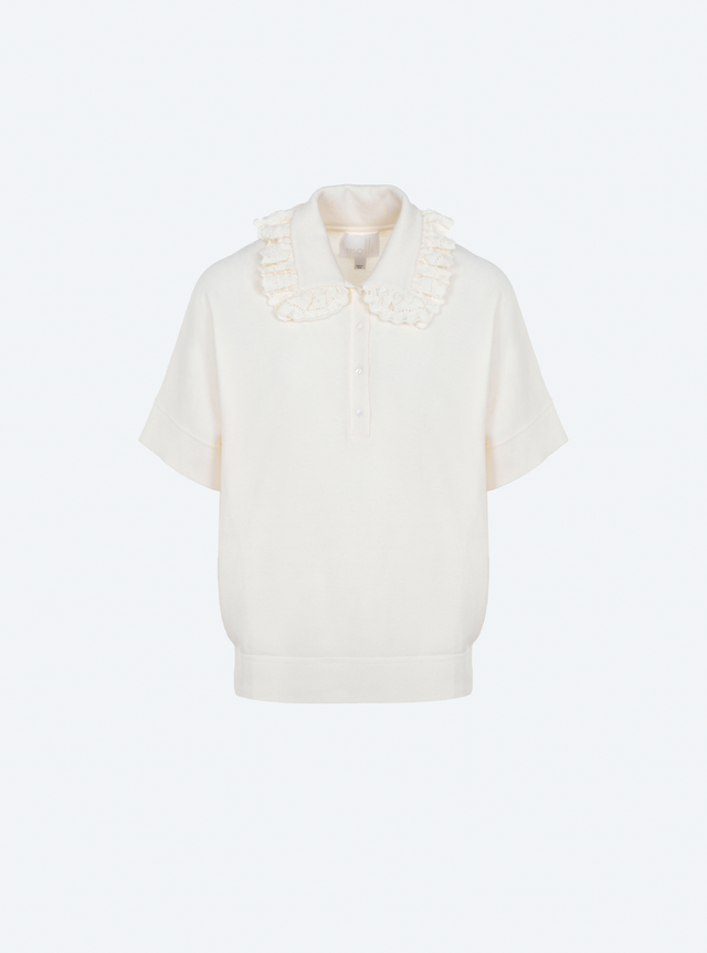 top maille ample à col - Image principale