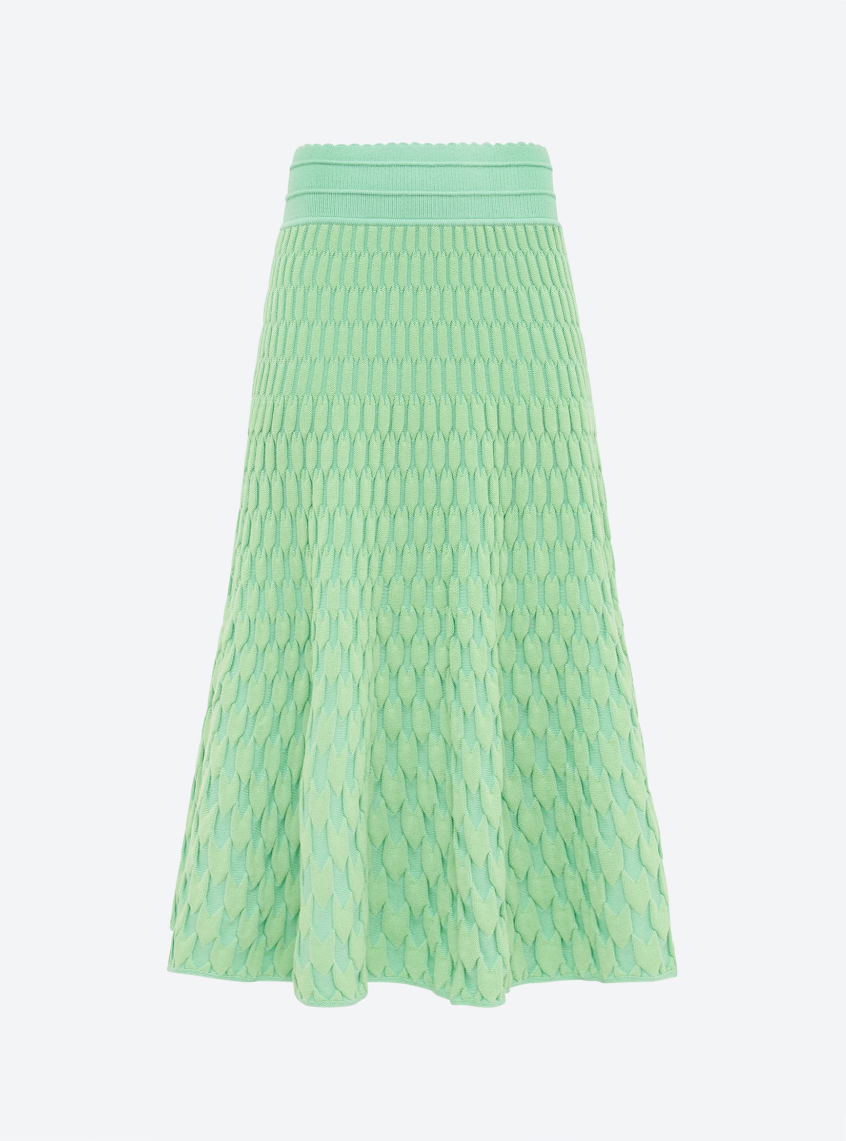 Jupe longue maille zellige Molli - Vêtement de luxe