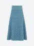 Jupe en maille zellige unie - Molli