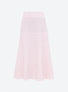 Jupe longue maille zellige unie Pétale - Molli