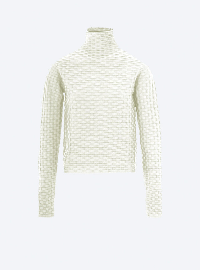 thin cannage knit top - Image principale