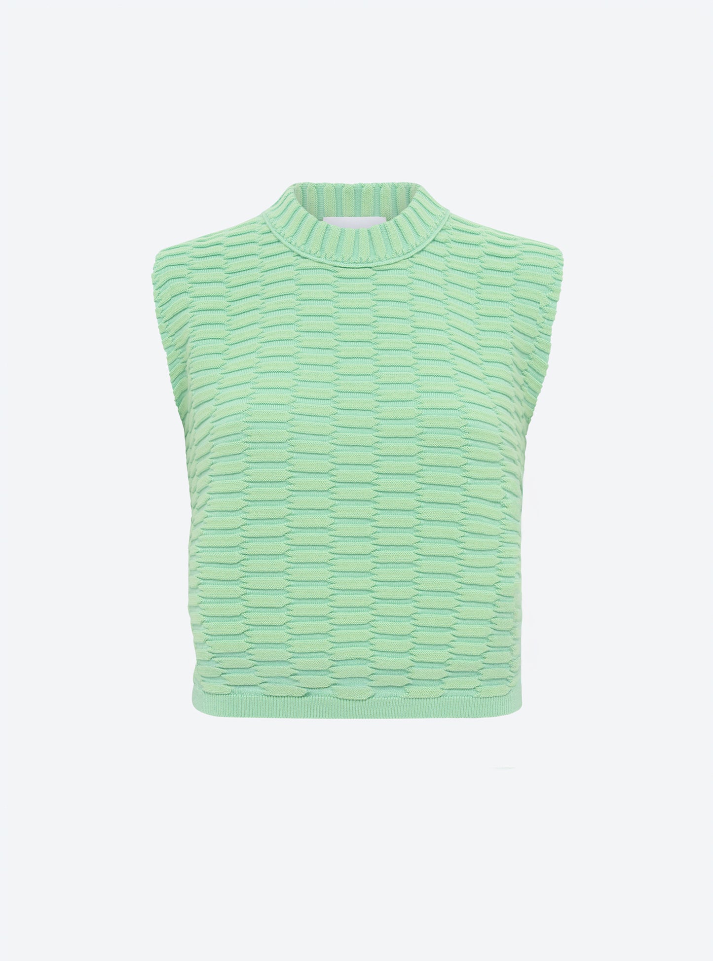Top en maille de luxe Molli - Top maille zellige uni