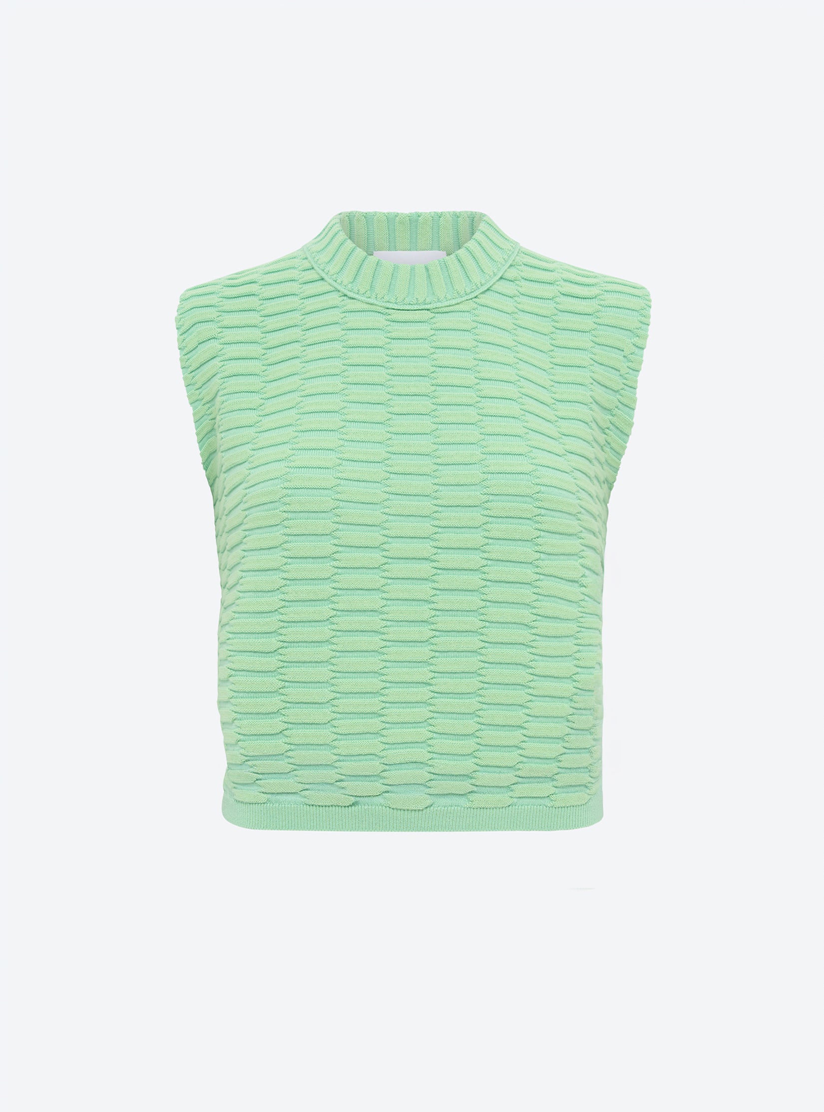 Top en maille de luxe Molli - Top maille zellige uni