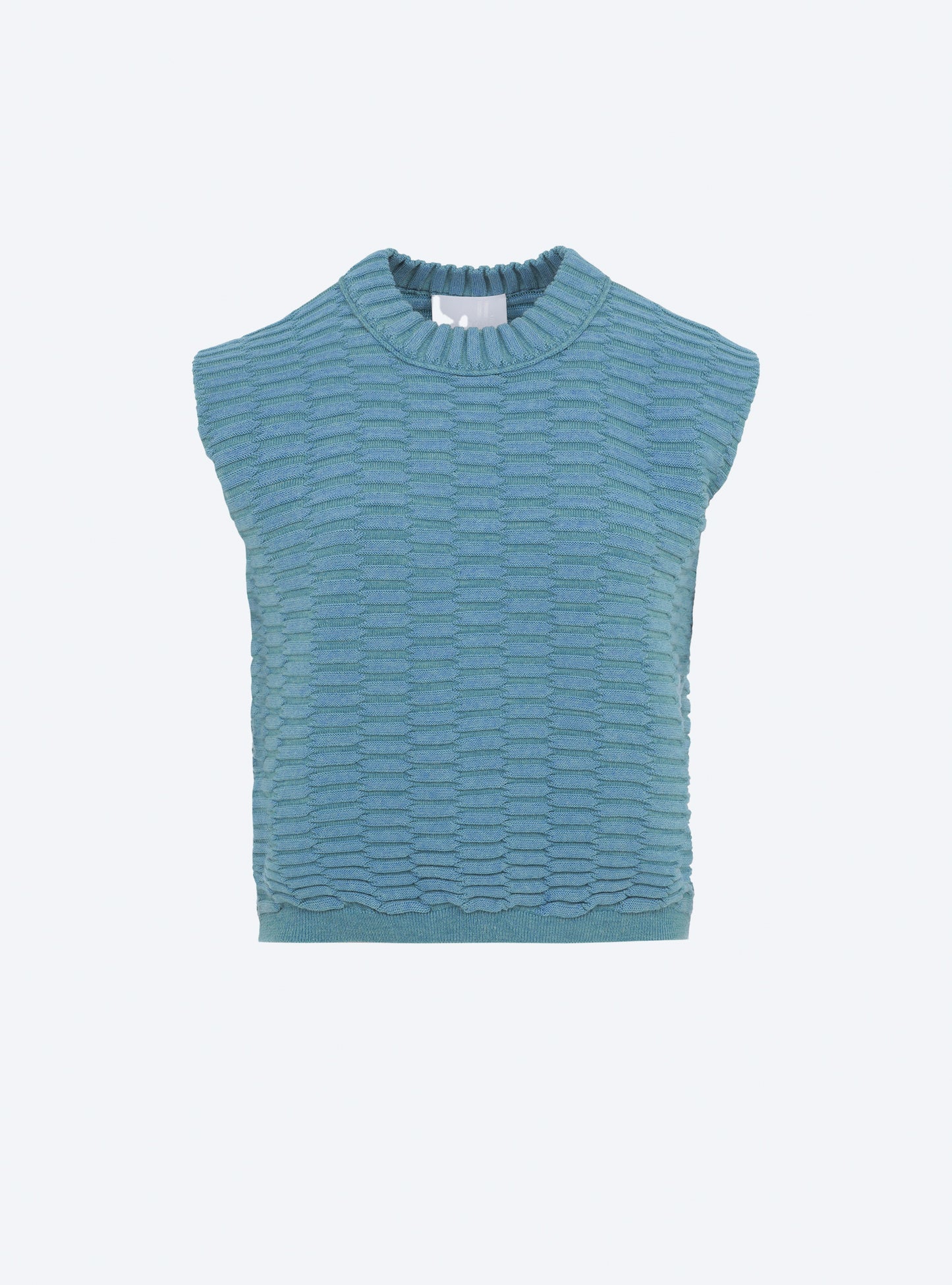 Top en maille zellige uni - Molli