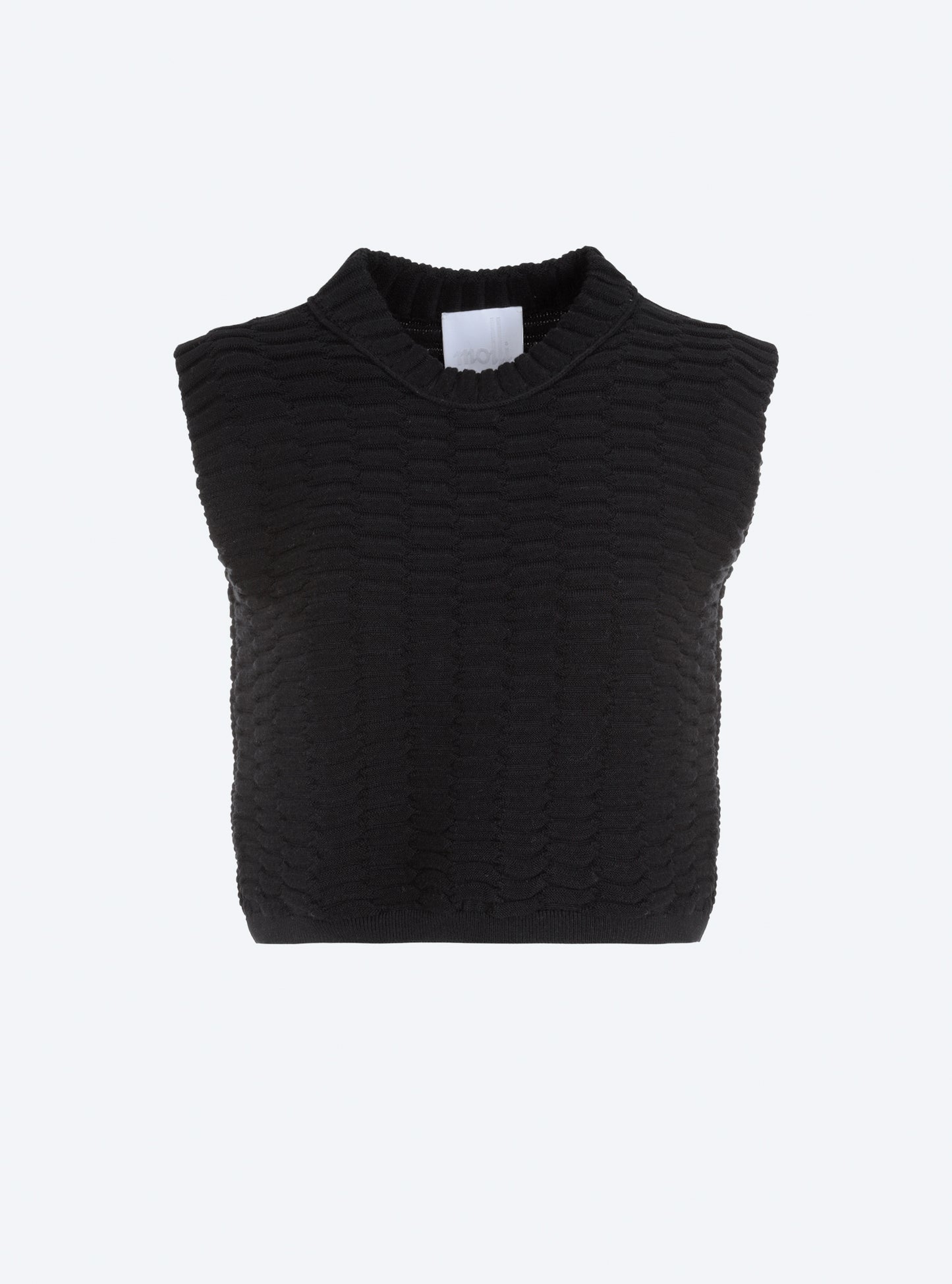 Top en maille zellige uni - Molli