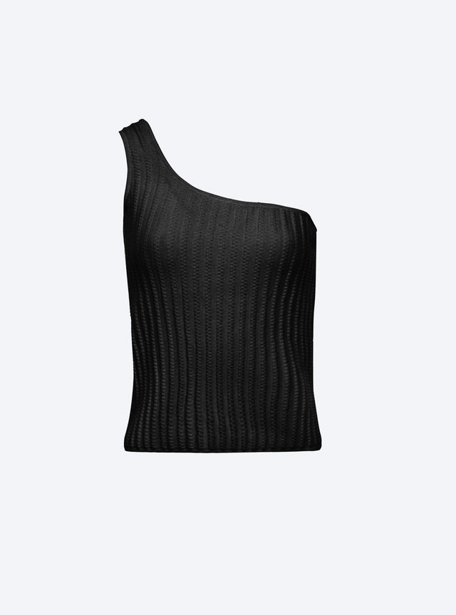 top asymétrique en maille ondulée - Image principale