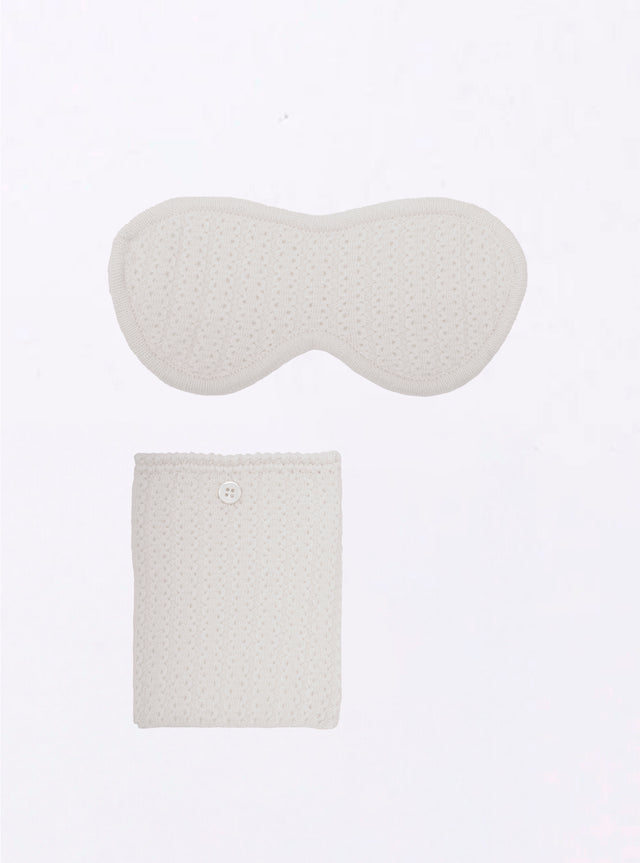 knitted sleep mask - Image principale