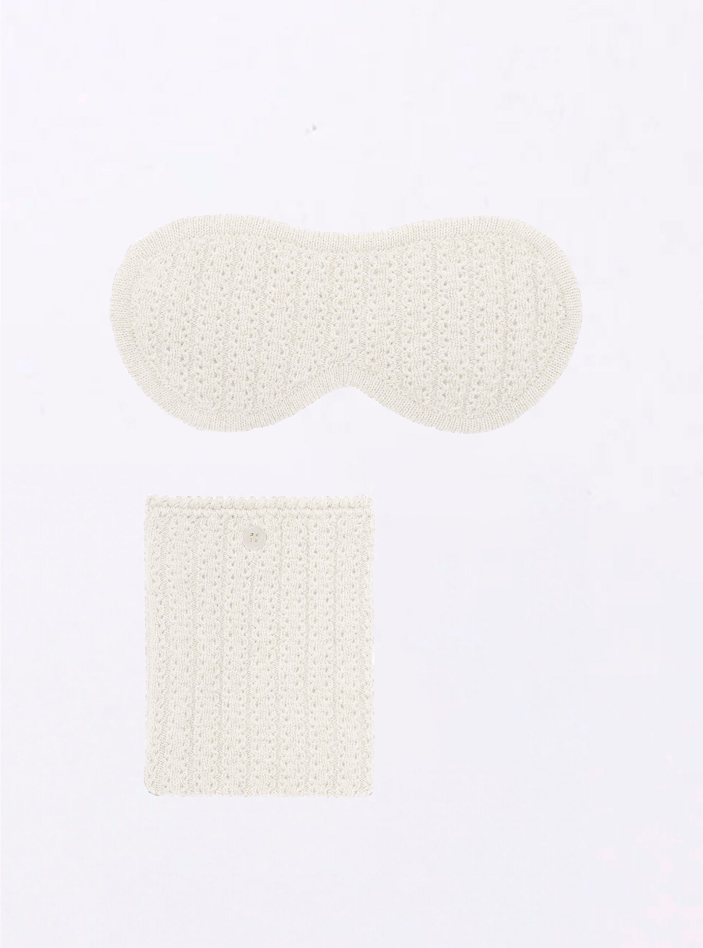 knitted sleep mask