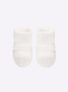 Chaussons à bride bicolores Milk - Vêtements de luxe bébé
