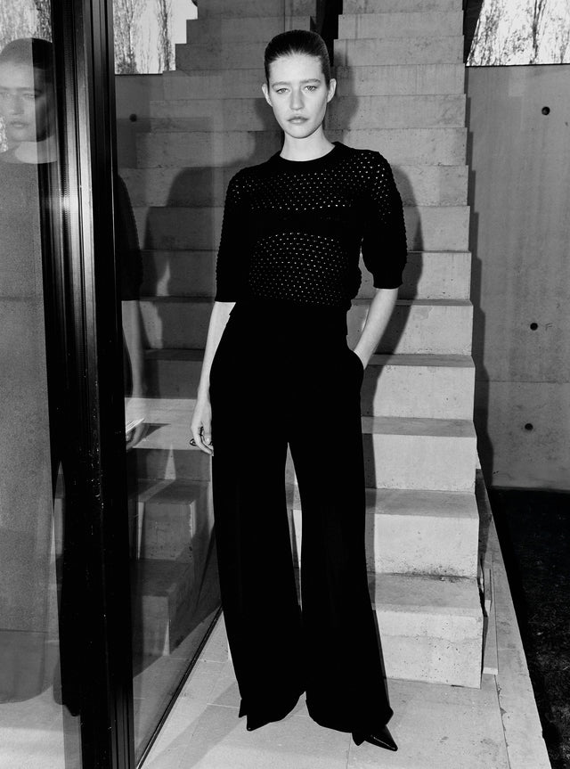 quilted knit top - Image principale