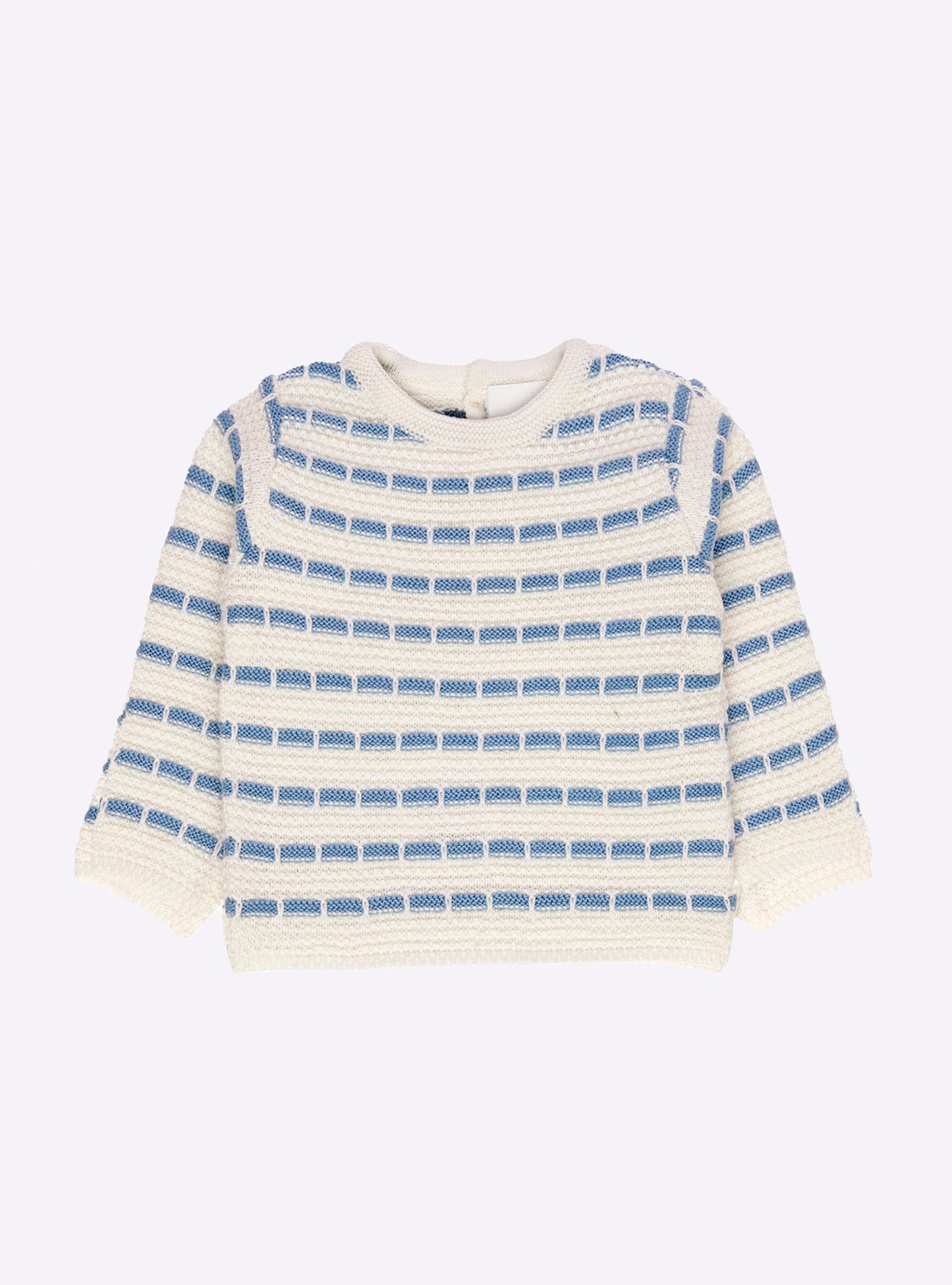 Mini-marinière point de riz - Vêtement en maille de luxe Molli