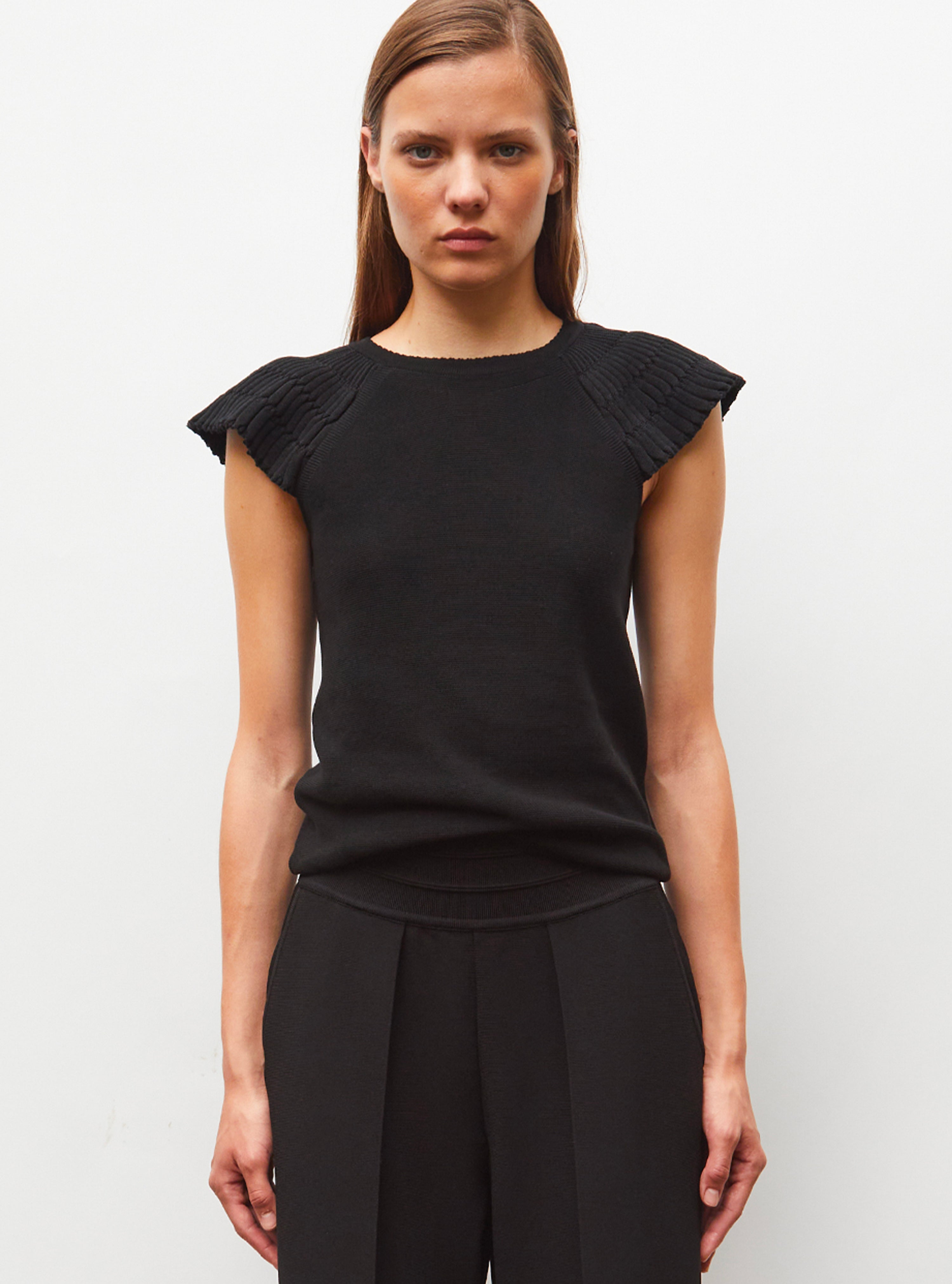 Top à manches volantées - Vêtement de luxe femme