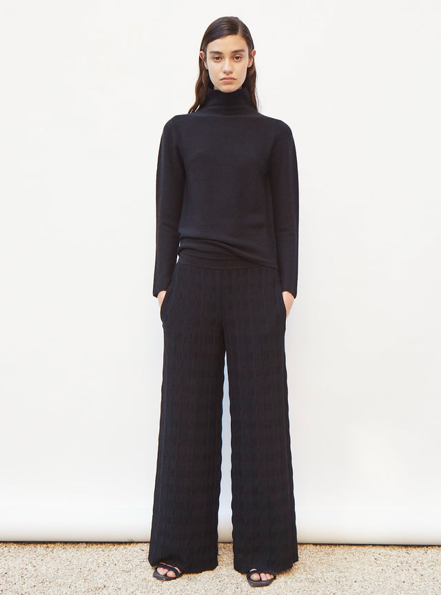 fine top with high collar - Image principale