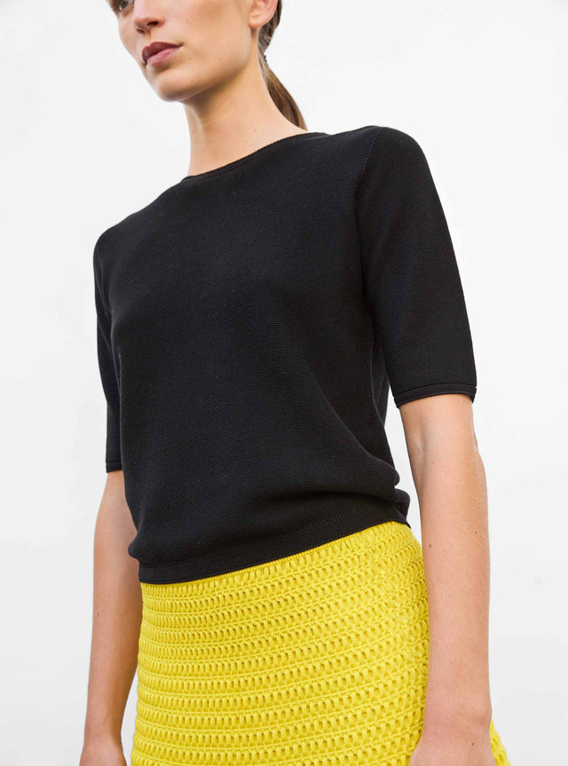 Elbow-length sleeves top - Image principale