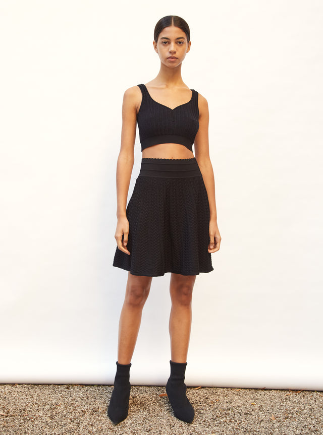 wavy knit bra - Image principale