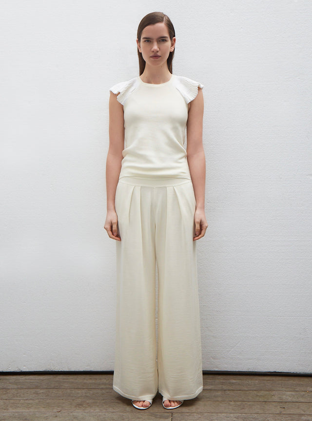 ruffled sleeve top - Image principale