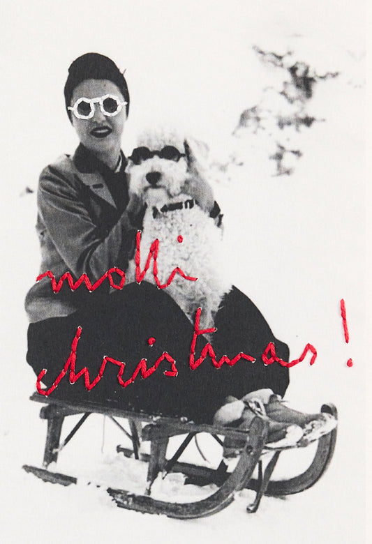 Mannequin portant la collection christmas Molli