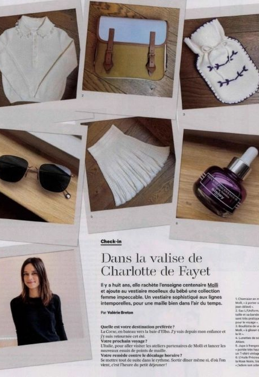 dans la valise de charlotte de fayet