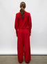 Polo en maille de luxe Molli - Polo fin finition picots Rouge vif