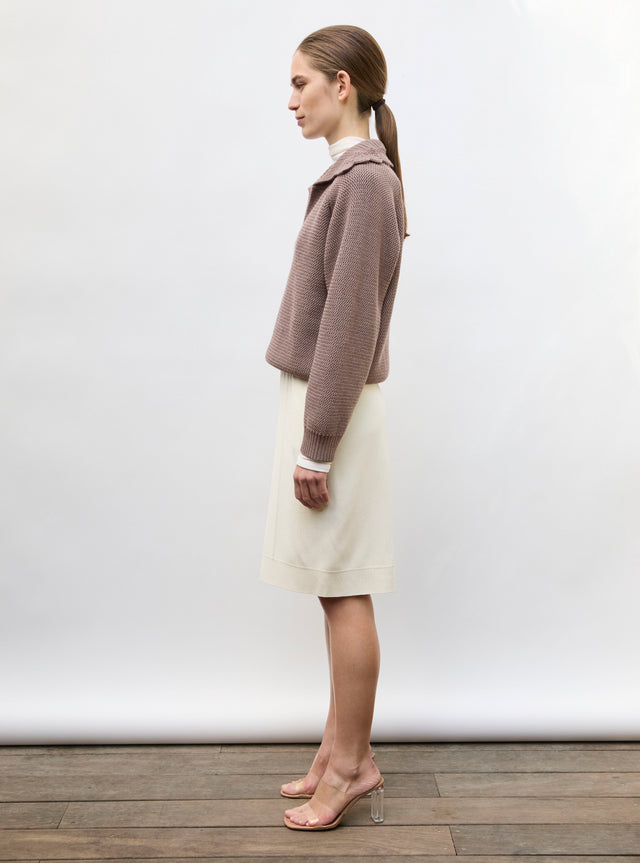 wavy knit smock - Image principale
