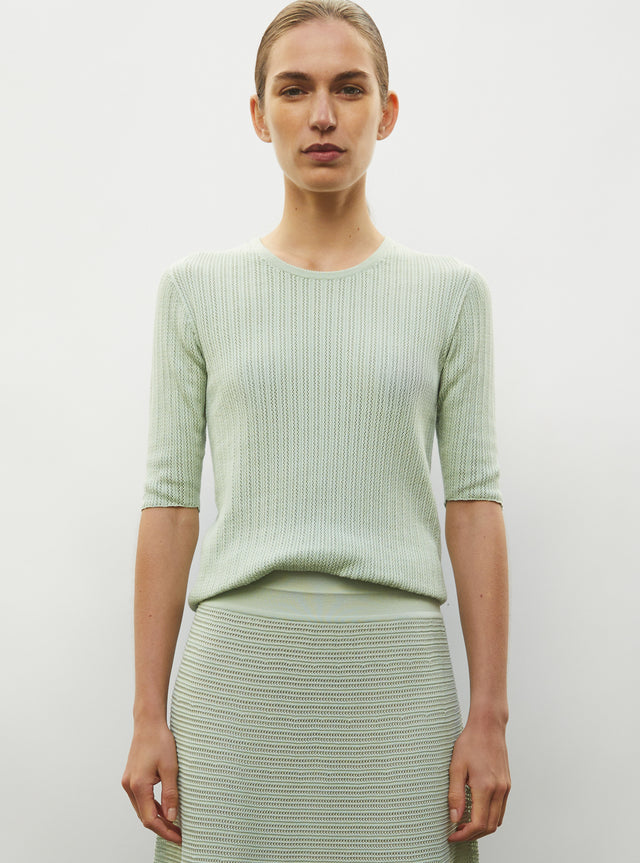 top fin maille pointelle - Image principale