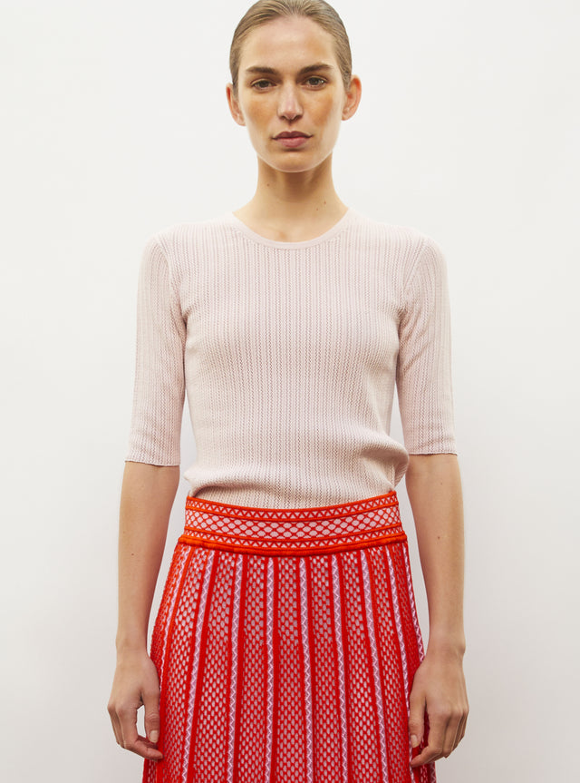 top fin maille pointelle - Image principale
