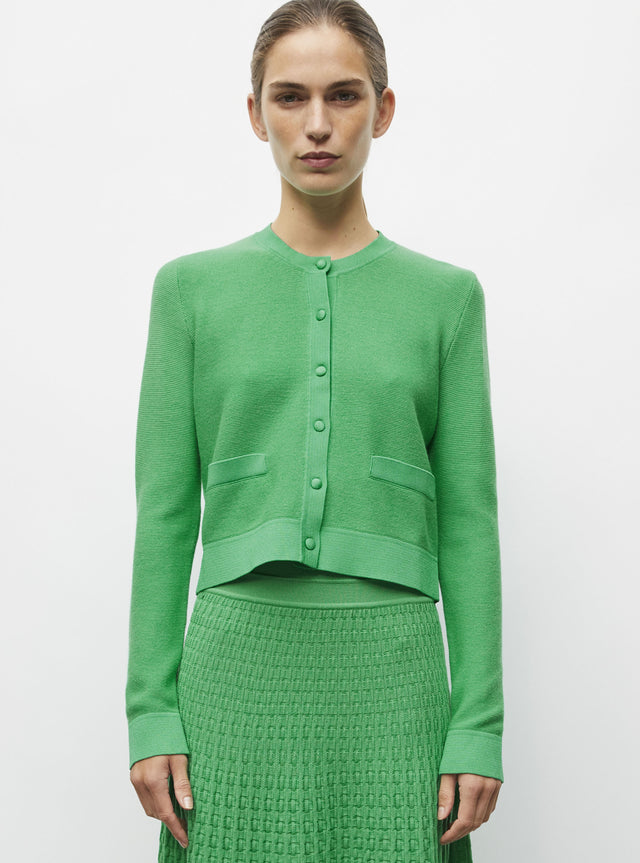 cardigan maille point mousse - Image principale