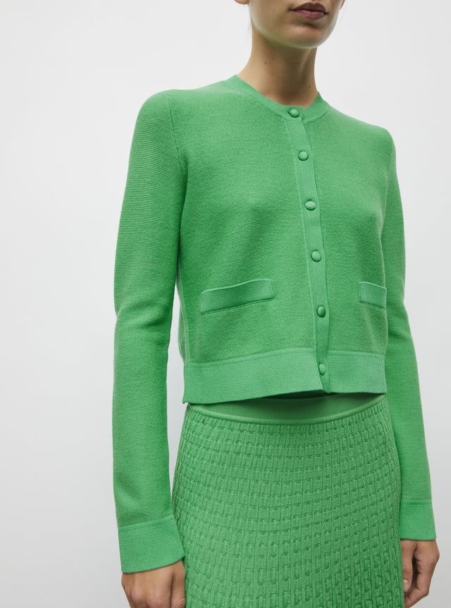 cardigan maille point mousse - Image principale